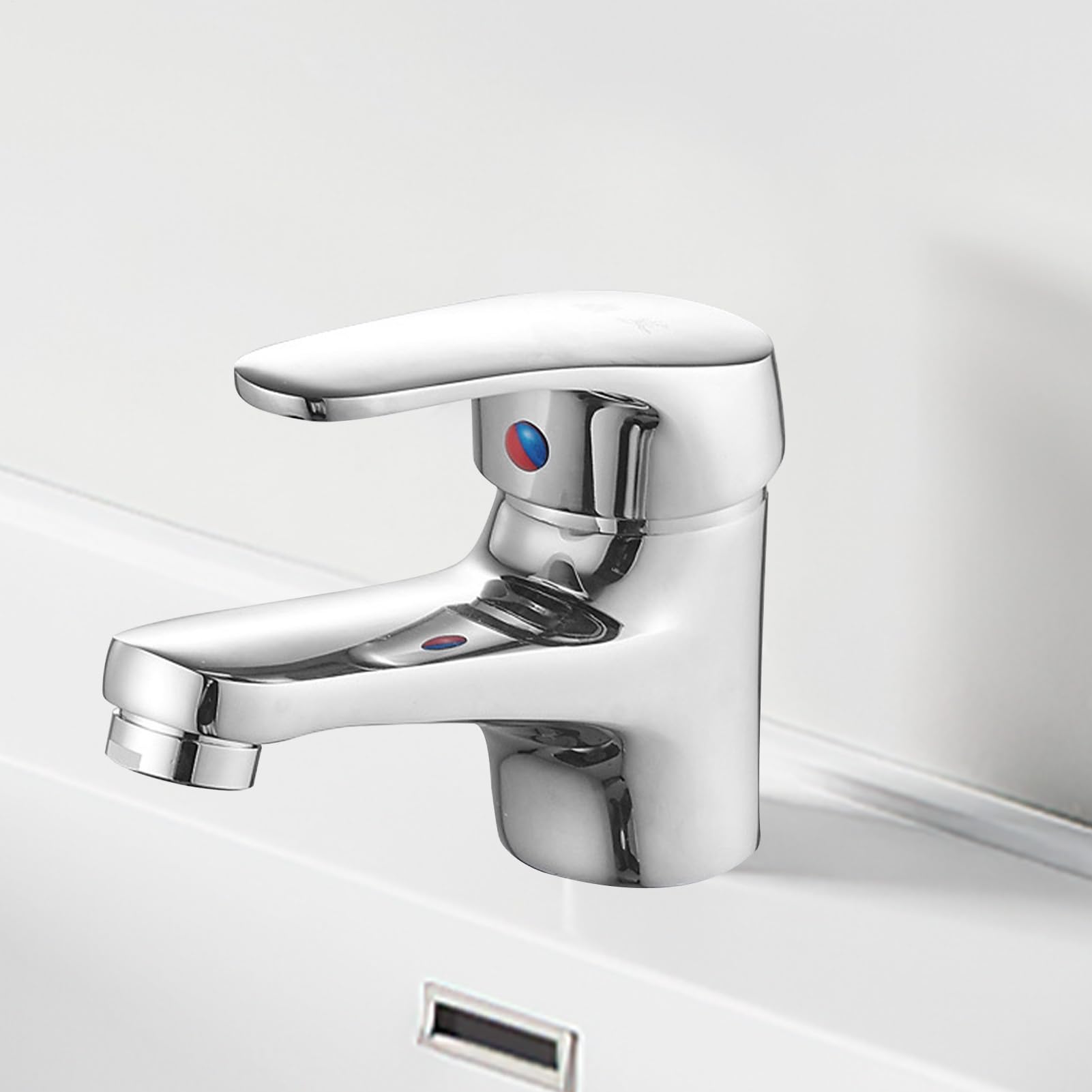 Robinet De Lavabo | Robinet De Cuisine À Levier Unique - Sortie D'Eau À Cartouche Céramique Pour Maison Buanderie Cave Extérieur Camping-Car