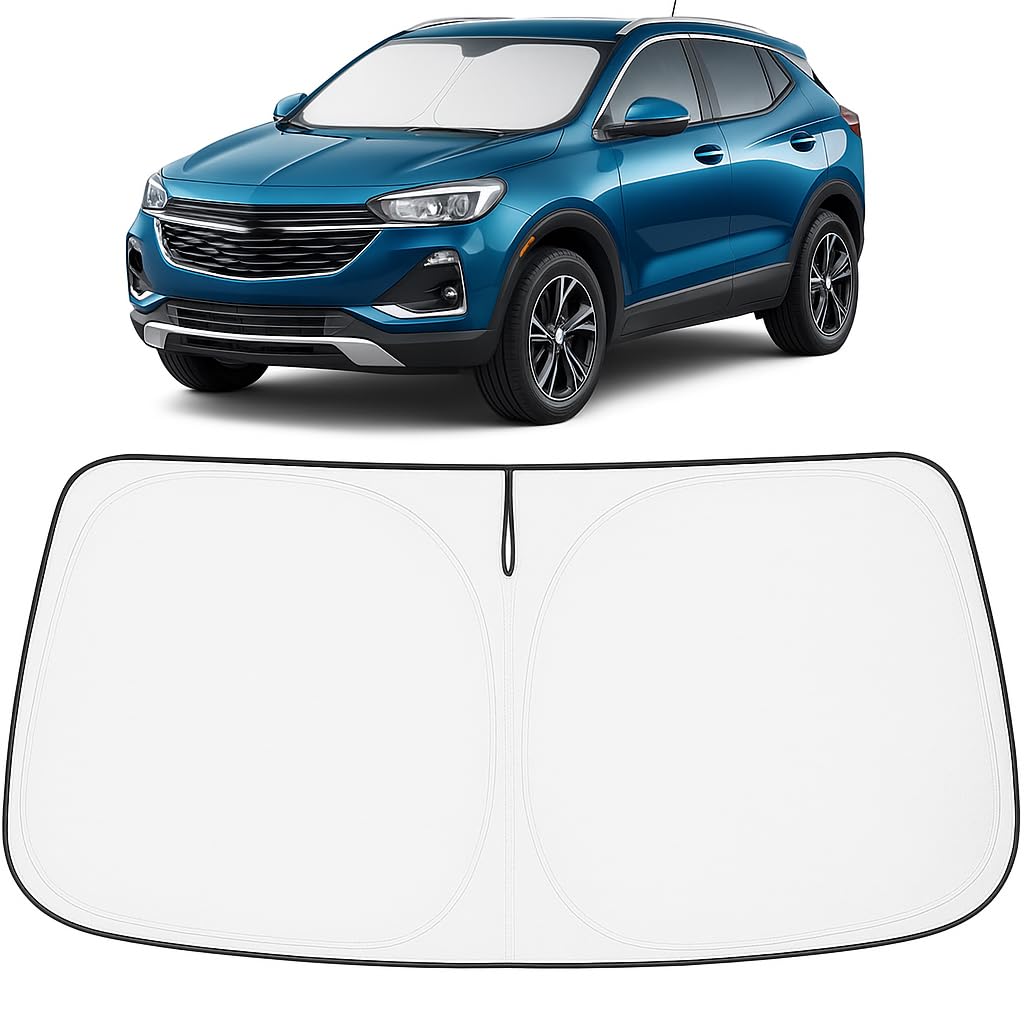 Proadsy Custom Fit 2020-2026 Buick Encore Windshield Sun Shade, Blocks Heat