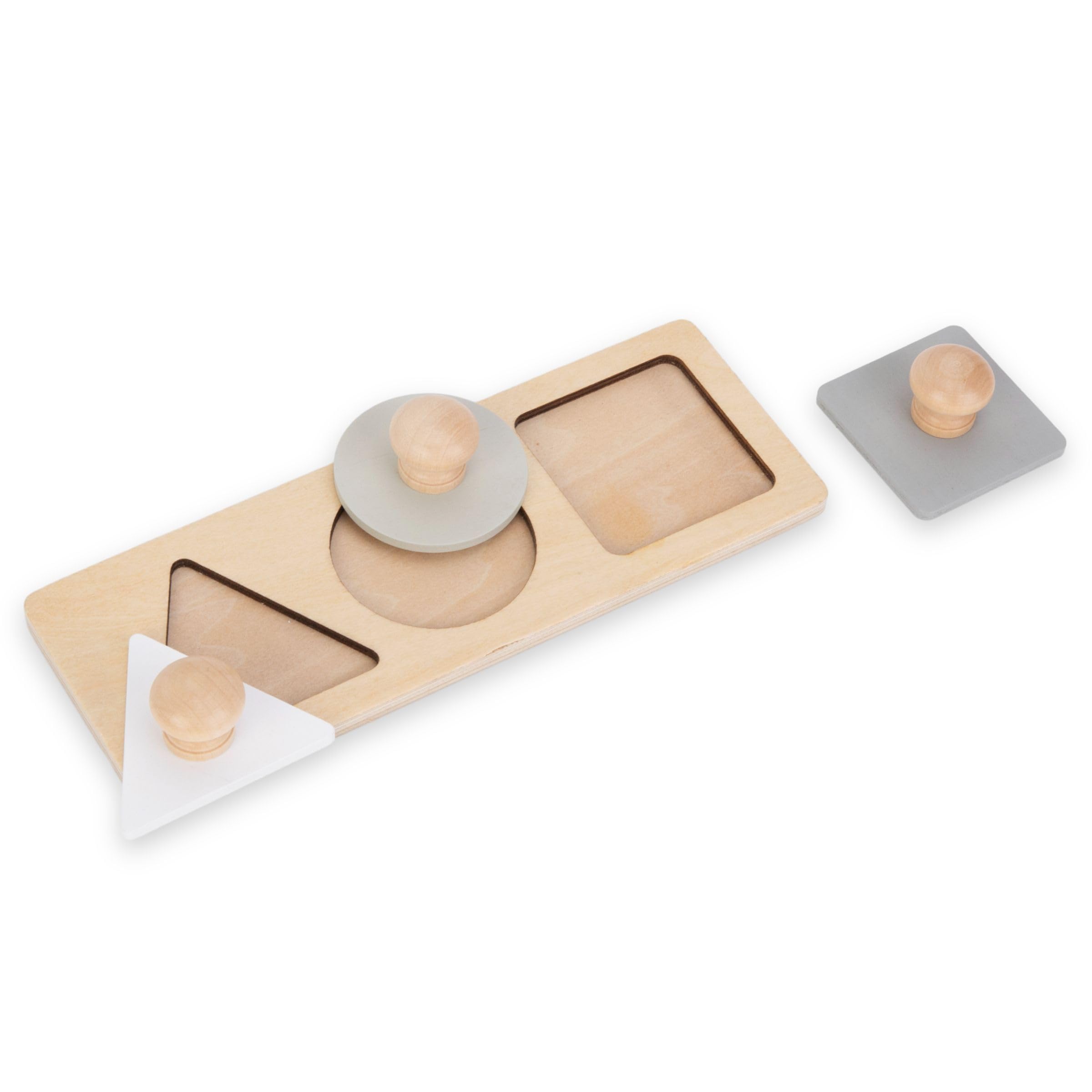 mamabrum Scatola Educativa Montessori 6 in 1 per Bambini 12 Mesi+ - Giocattolo Creativo con Martello, Puzzle, Libro, Cassetto, Piramide e Forme