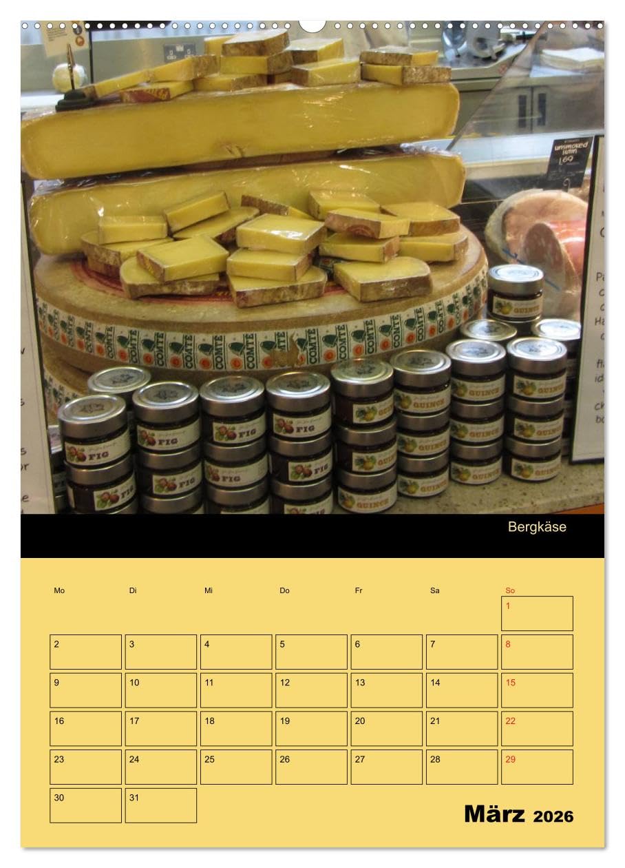 Alles Käse/Planer (hochwertiger Premium Wandkalender 2026 DIN A2 hoch), Kunstdruck in Hochglanz