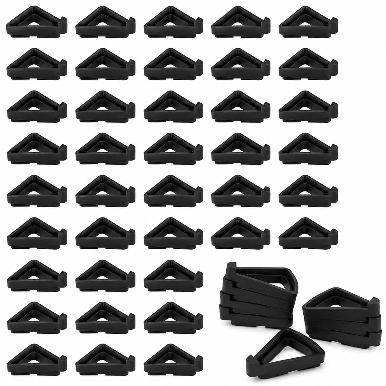 40 Pcs Plant Pot Feet, Triangle Pot Risers & Lifters for Garden Pots