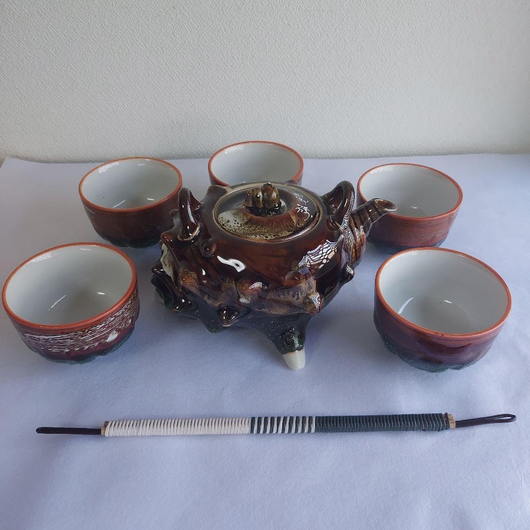 Amazon | サザエ形 急須 煎茶急須 茶注 煎茶道具 | ノーブランド品