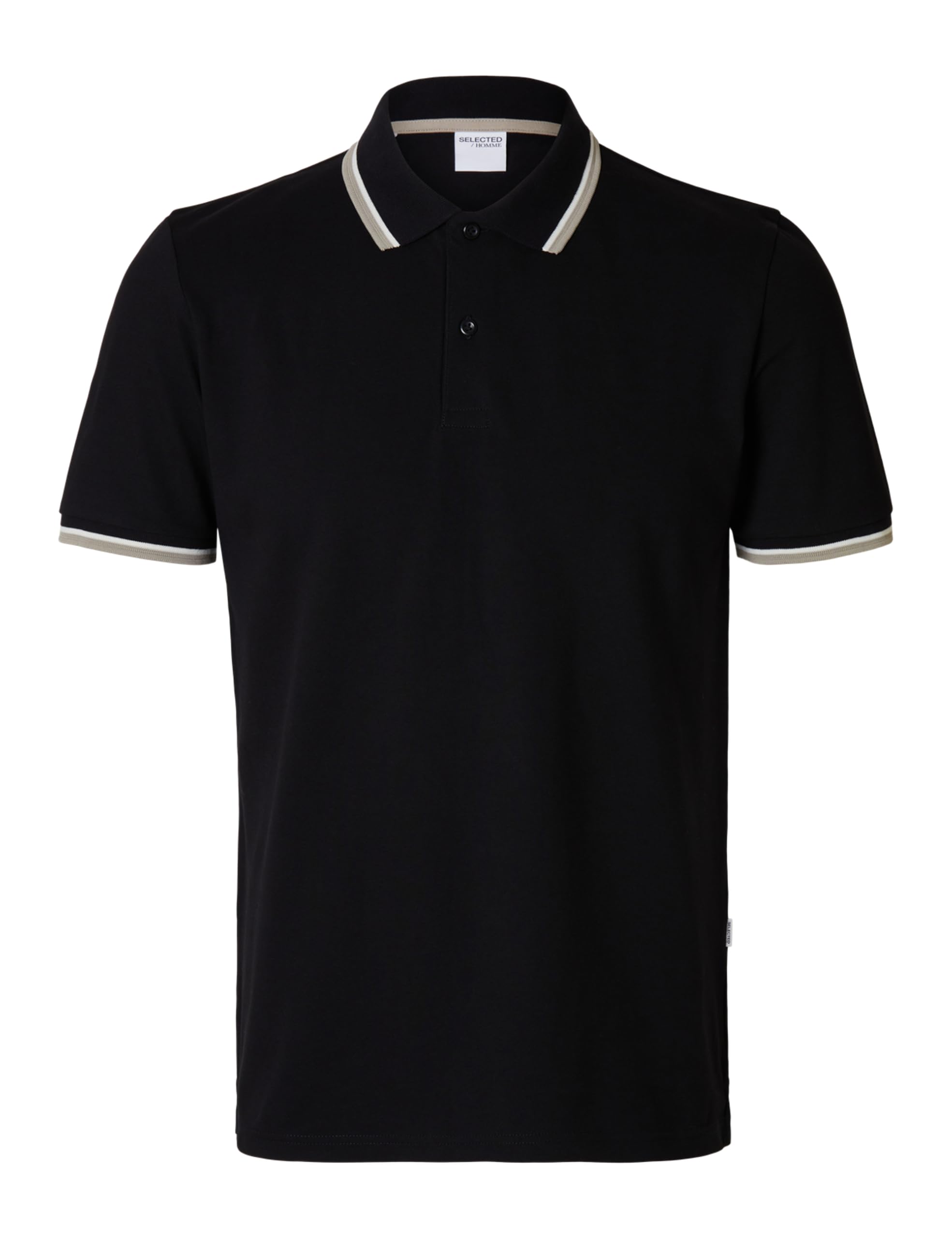 SELECTED HOMME Male Polo Shirt Kurzärmeliges