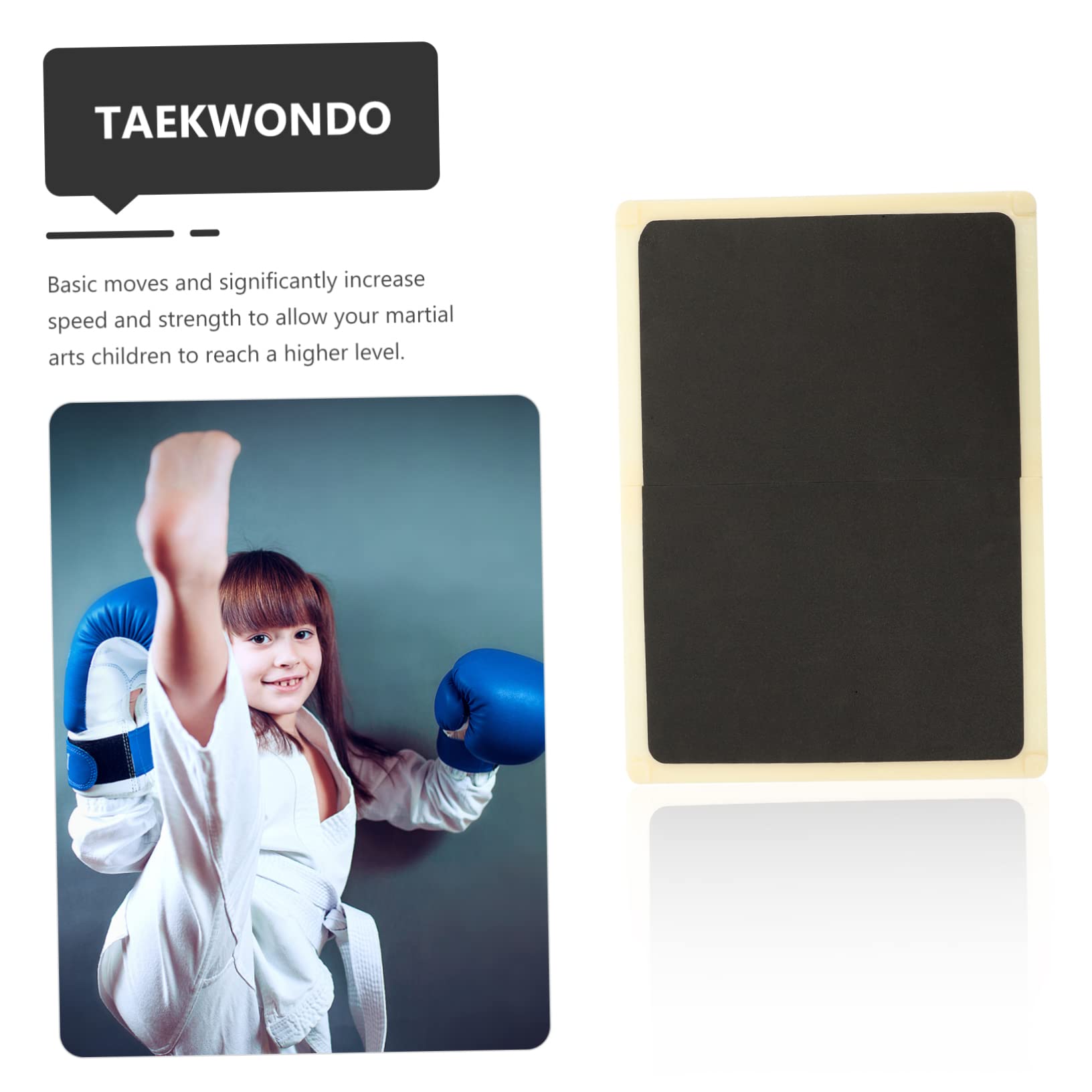 Gogogmee Karate Board for Breaking Practice Makiwara Punching Board Reusable Martial Arts Training