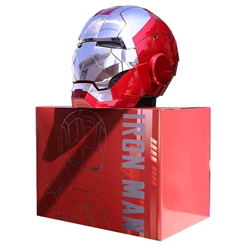 WXQLK AUTOKING Tony Stark MK5 - Casco eléctrico Legends Iron Man, control táctil de varias piezas y control…