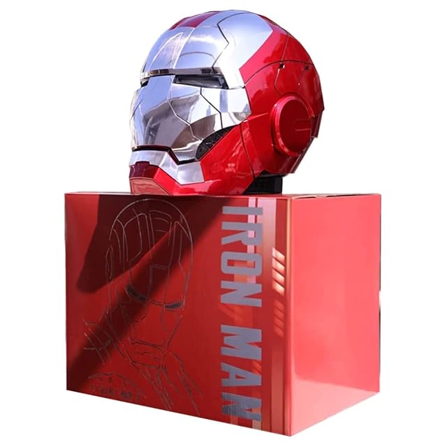 WXQLK AUTOKING Tony Stark MK5 - Casco eléctrico Legends Iron Man, control táctil de varias piezas y control…