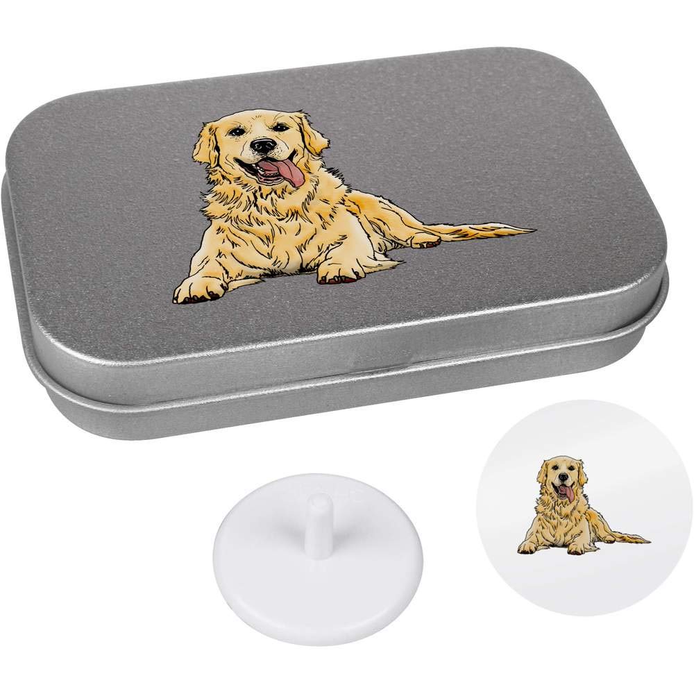 Azeeda 'Golden Retriever' Golf Markers Gift Set (GO00040114)