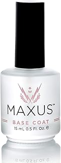 Sponsored Ad - Maxus Nails Base Coat Nail Polish, Clear Nail Plate Protector - 0.5 Oz.