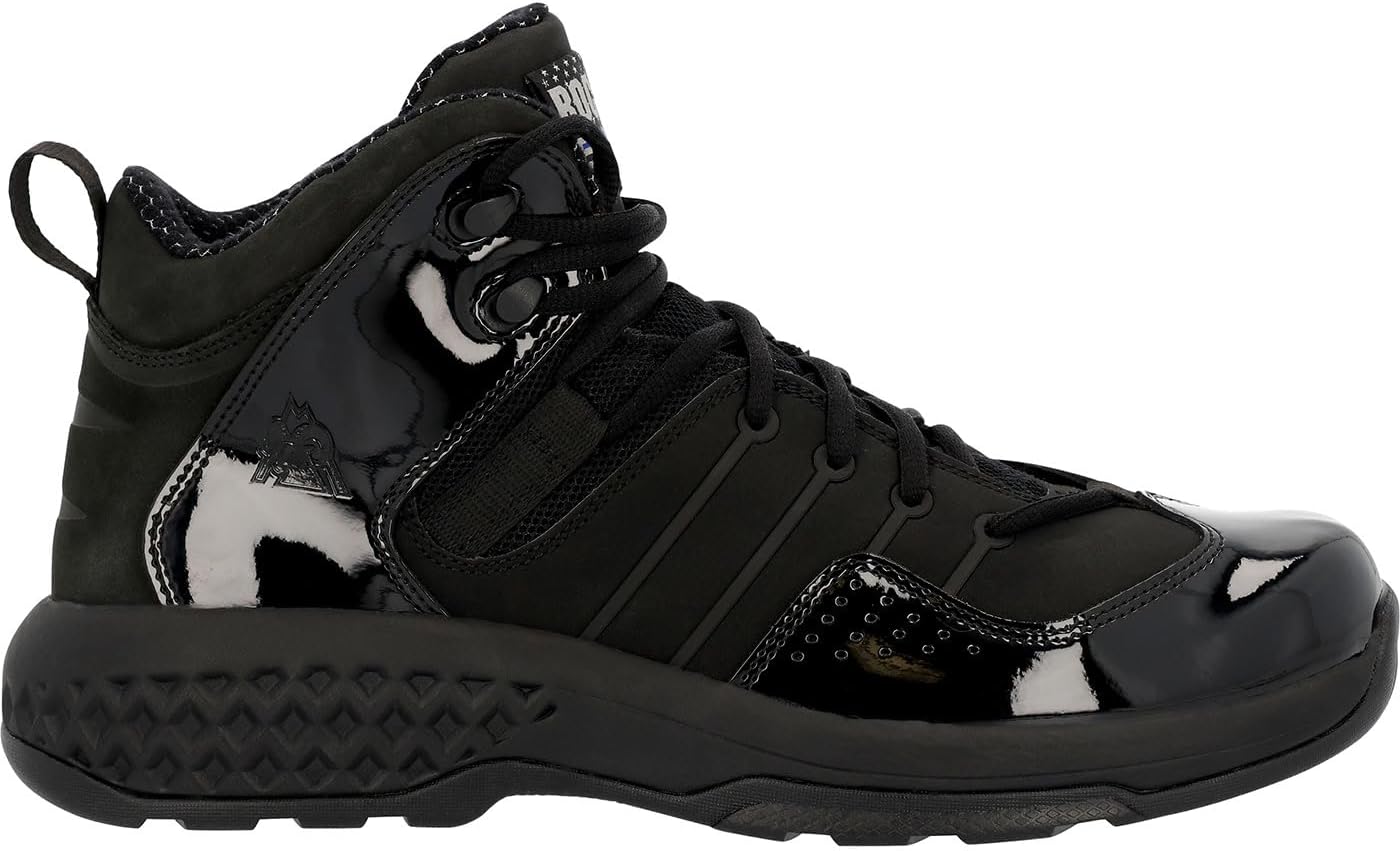 Bota militar e tática Rocky Rocky Bota de serviço público esportivo Code Blue 5″ masculino