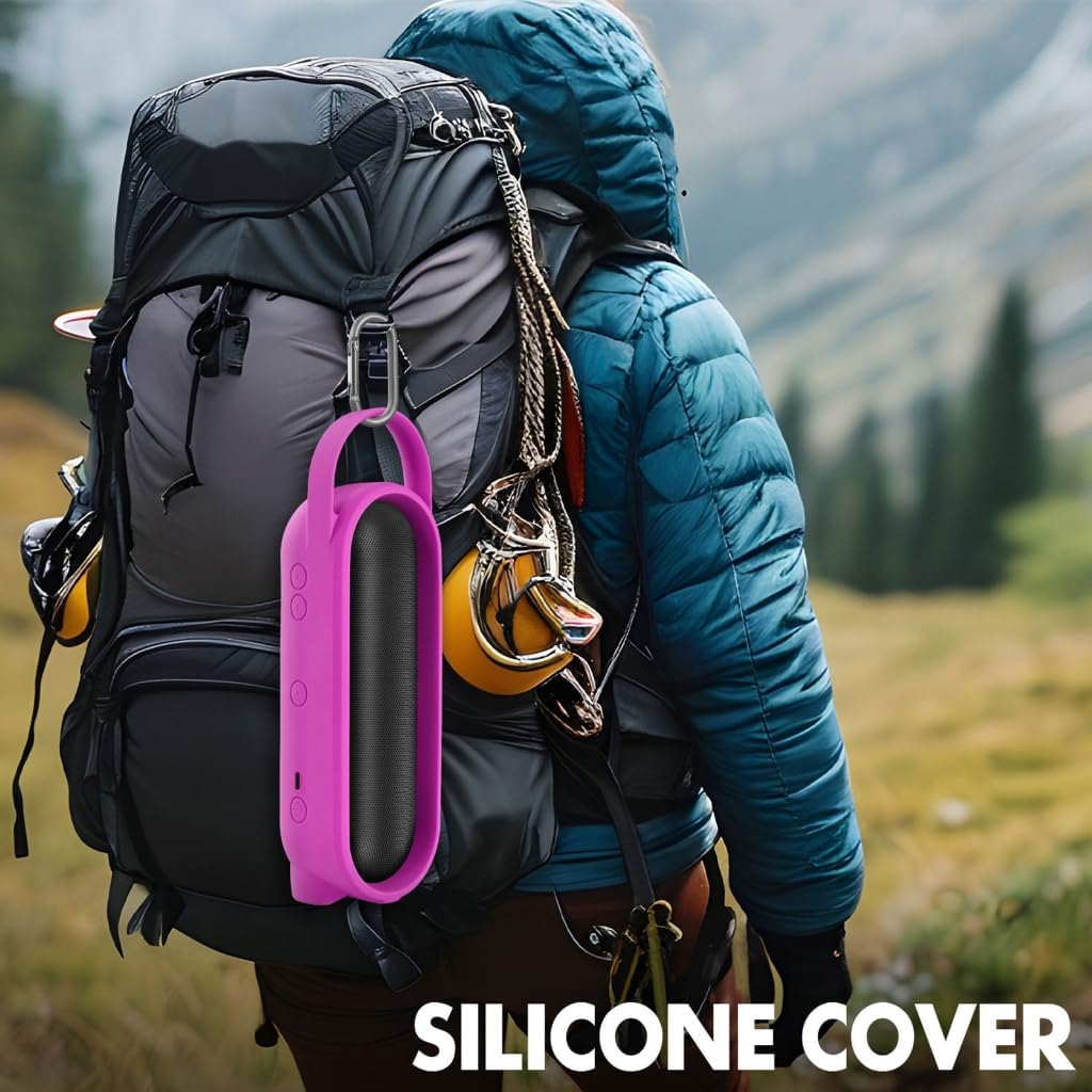 Small Speaker Protections Silicone Case, Resilient Against Shocks and Scratches for Speakers Protective Case