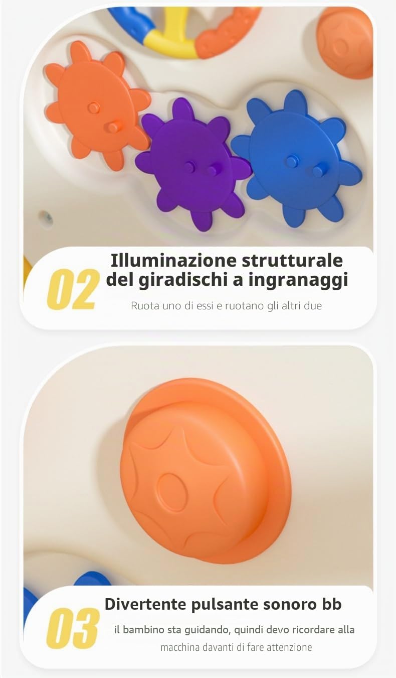 MoLi Box Bambini Centro Attività per Neonati e Bambini Piccoli, Recinto Neonato Pieghevole, Box Neonato di Varie Dimensioni, Ampio Recinto Bimbo per Interni ed Esterni (Y 16+2 Combo)
