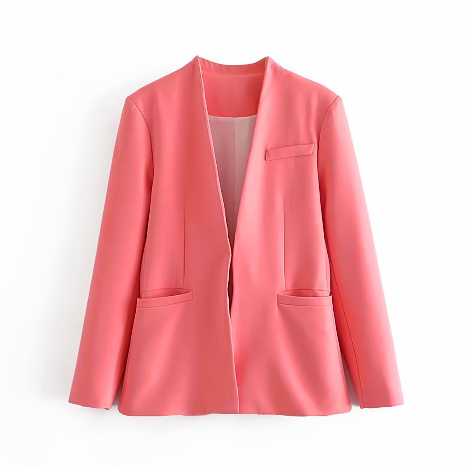 Blazers for Women Fashion Casual Open Front Cardigan Jacket Work Office Blazer One Button Blazer Jacket