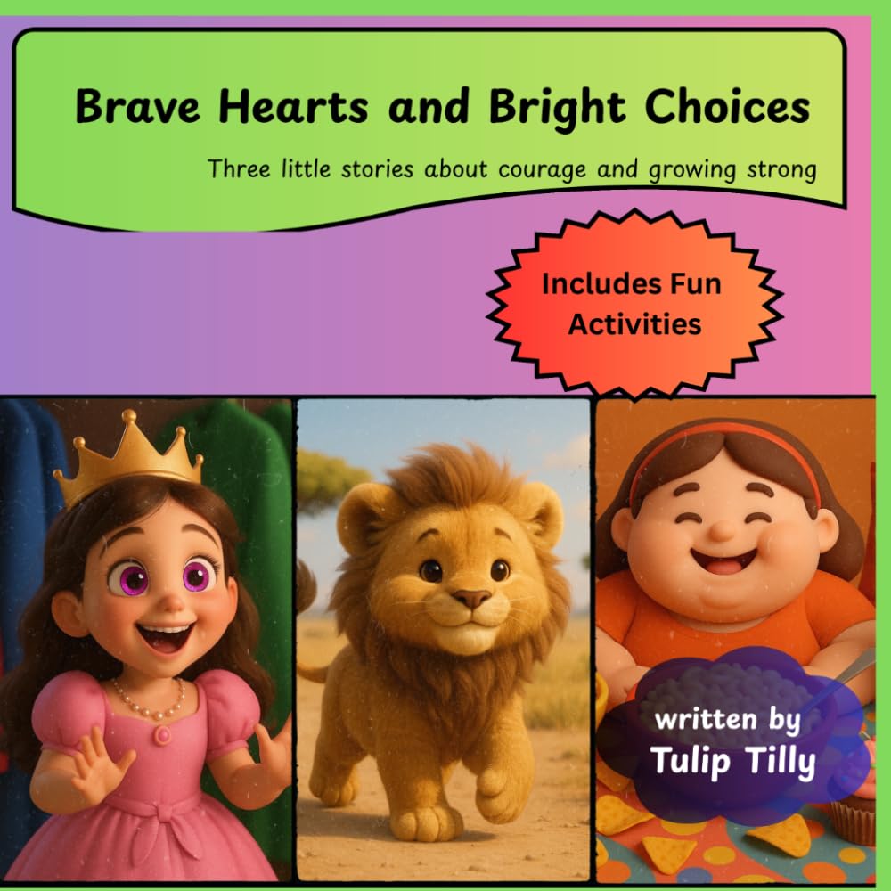 Brave Hearts and Bright Choices: Three little stories about courage and growing strong