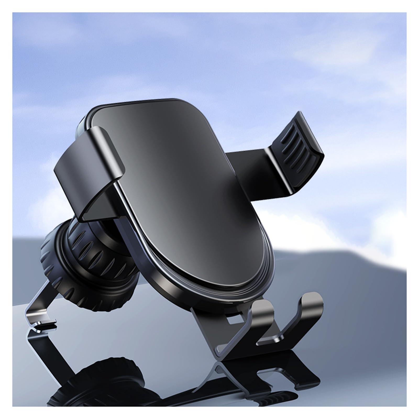 Car Phone Holder for Renault Zoe Mégane E-Tech Electric Kangoo E-Tech, 360° Adjustable Car Phone Mount Car Mobile Phone Holder Anti-Slip, Cell Phone Holder for Car, Car Accessories,A Black