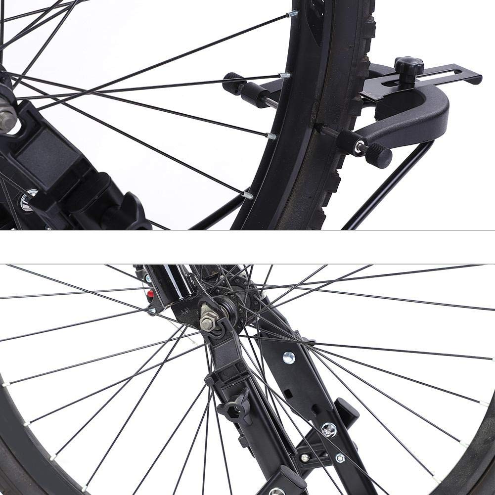 SOULONG Support d'Entraînement Vélo Pliable Trainer pour Vélo Intélligent en Alliage d'Aluminium pour Vélo Noir Convient pour Mécanicien à Domicile et Mécanicien d'Équipe
