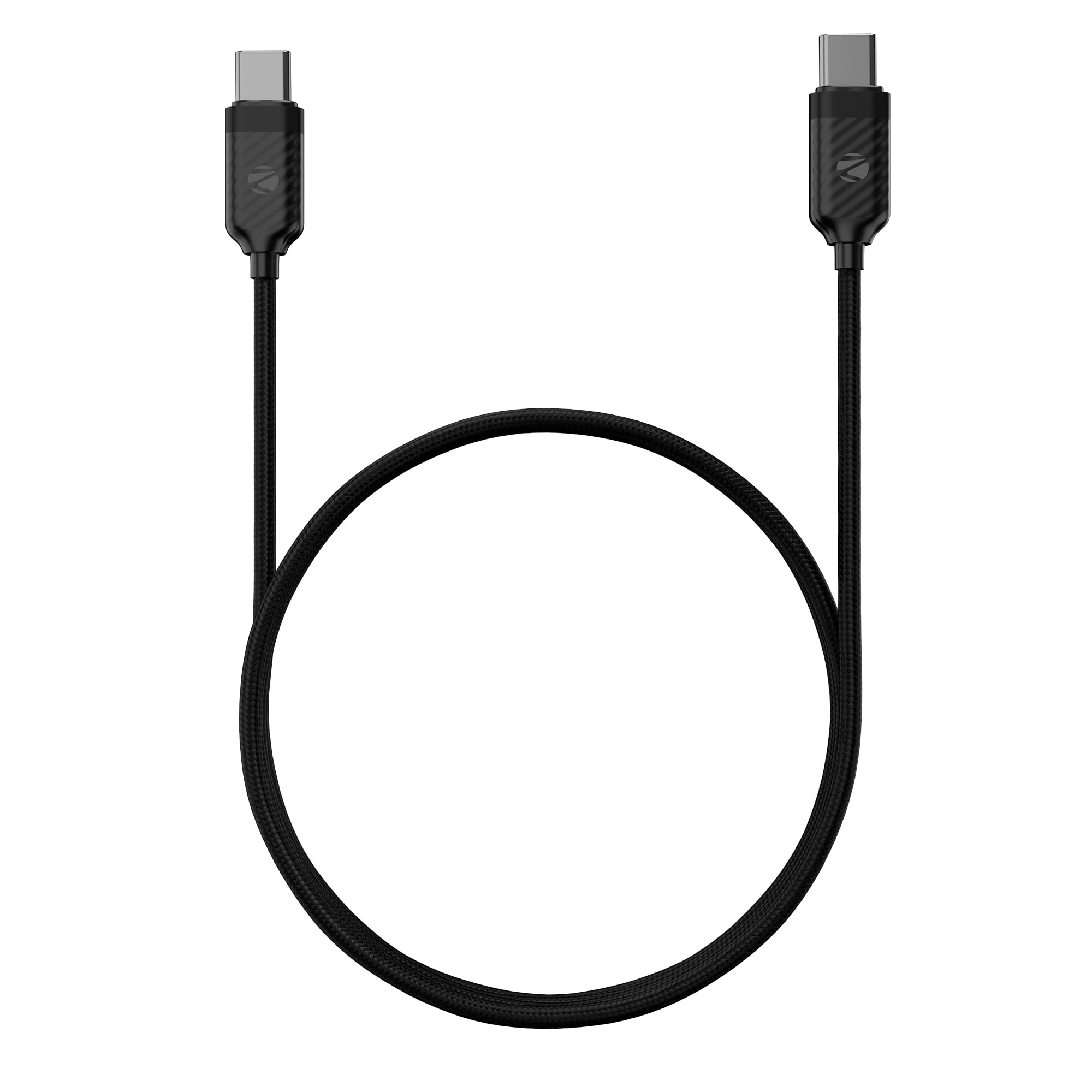 Zebronics Type C - Type C Braided Cable, 60 Watts, Upto 480Mbps Data Sync, Fast Charging, 1 M, Compatible with iPhone 15 & 16 Series, iPad, MacBook, Samsung, Android (Wattz 60CC5, Black)-image-6