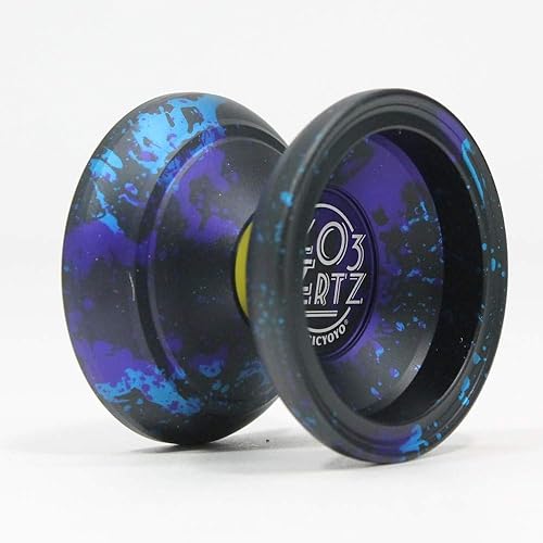 Miniatura 2 de MAGICYOYO Y03 Hertz Yoyo - Yoyó con diseño en V aerodinámico negroazulmorado