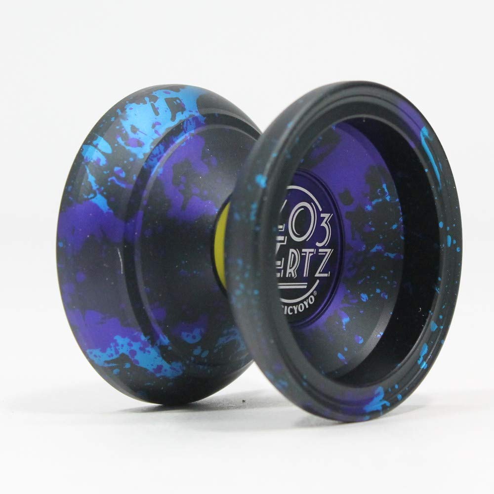 MAGICYOYO Y03 Hertz Yo-Yo - Streamlined V Design YoYo (Black/Blue