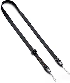 [Ringke] Design Neck＆Shoulder Strap 首掛け iPhone 17 対応 携帯ネックストラップ 落下防止 紛失防止 2WAY ワンタッチ スマホストラップ ネックストラップ ショルダーストラップ - Black