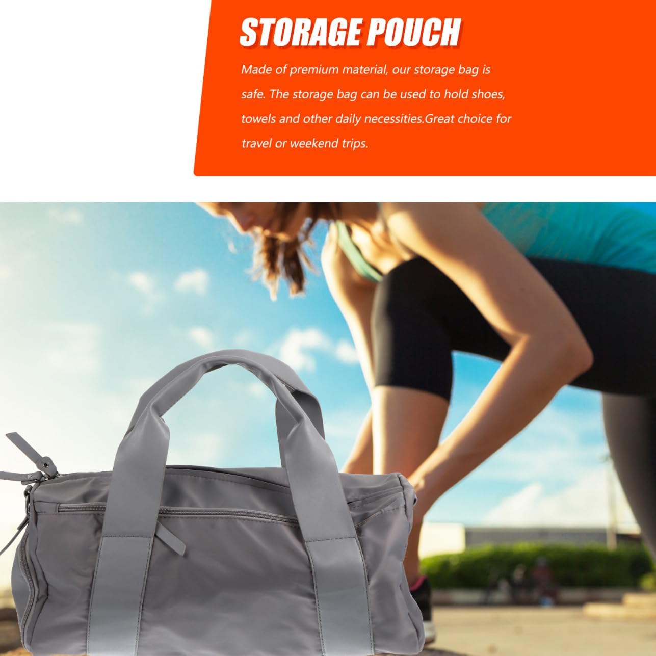 LIFKOME Reusable Large Travel Duffel Bag Outdoor Fitness Storage for Your Needs image 4