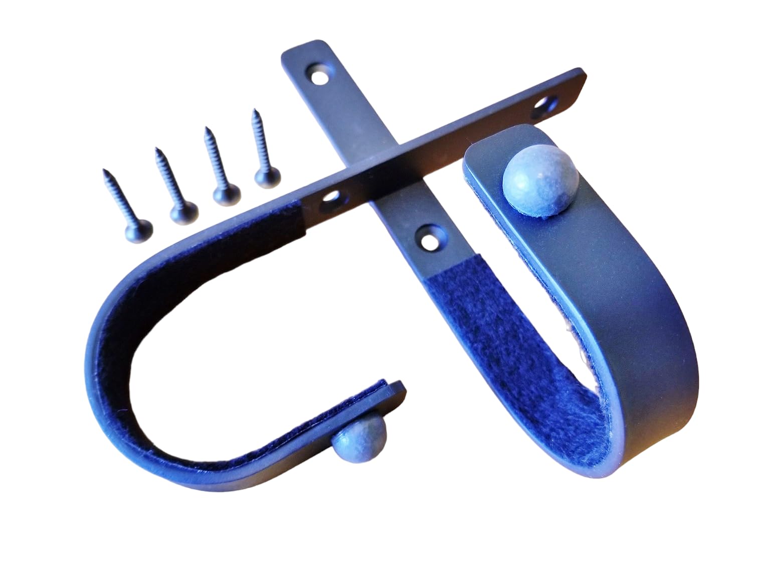 Muzzleloader (Black Finish - .54 Cal Musket Ball) Gun Racks Rifle Hangers Shotgun Lever Action Musket Muzzleloader Horizontal Wall Mount Hooks - Verdict Brackets