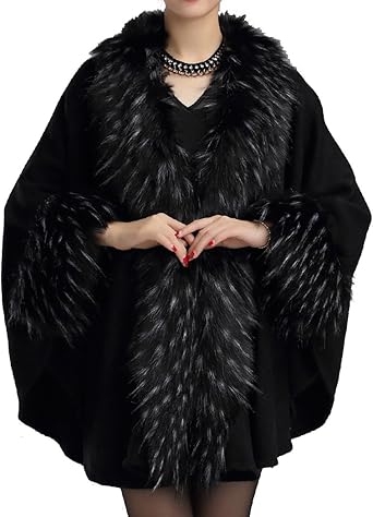 cape coat fur