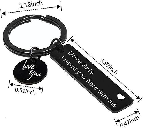 Miniatura 3 de Llavero seguro para conducir para novio, regalo del día de San Valentín para novio, marido, llavero de Navidad