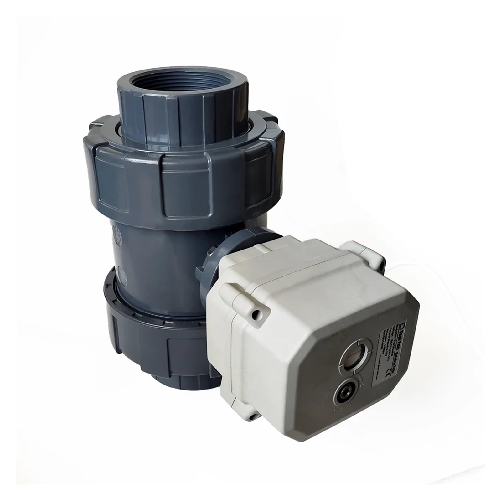 Valvola a sfera elettrica DN40 50mm UPVC 2/3/5/7 fili azionamento motore valvola motorizzata per alimentazione idrica serbatoio acqua (Dc12-cr501, colla End (non filetto))