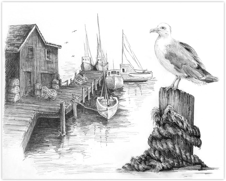 Royal and Langnickel Sketching Made Easy, Fishing Pier