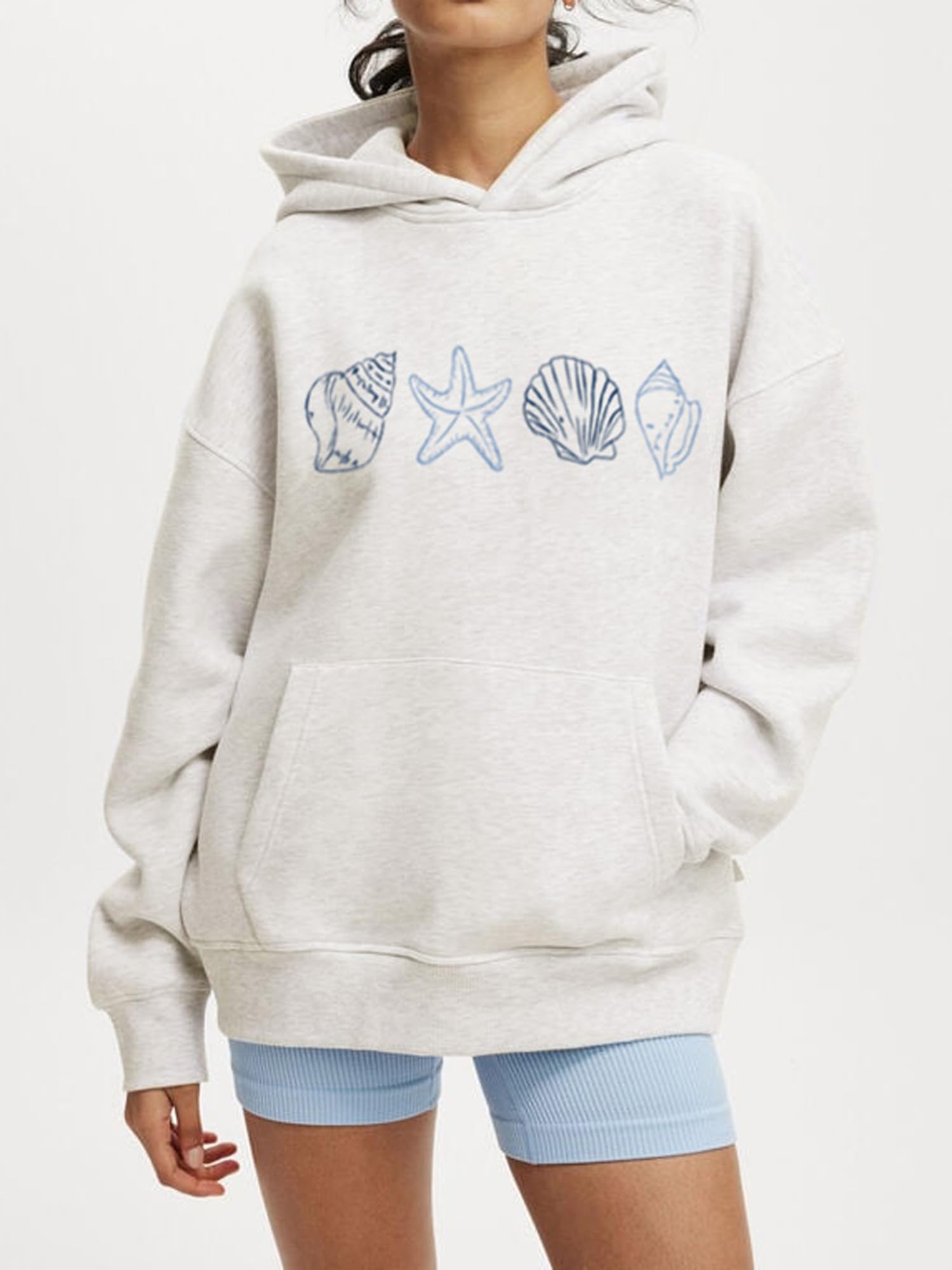 Sudadera con capucha para mujer, diseño gráfico de Y2k, estampado floral, manga larga, sudadera vintage para adolescentes y niñas