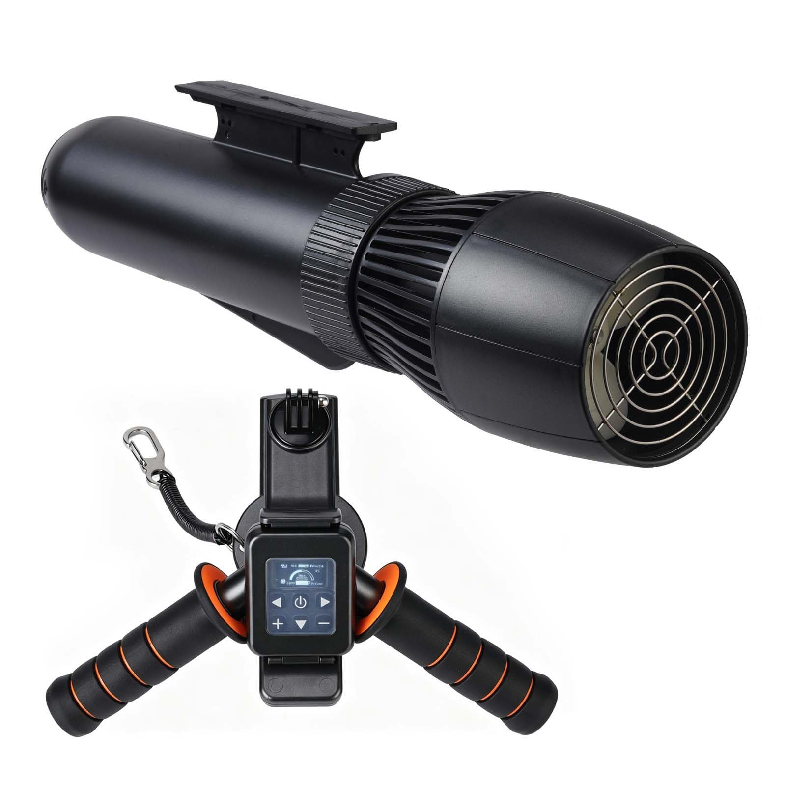 QFGain 16,000mAh Long Battery Underwater Scooter, 60–180 Min Runtime Electric Sea Scooter, Fast Charging Water Propeller for SUP & Kayak