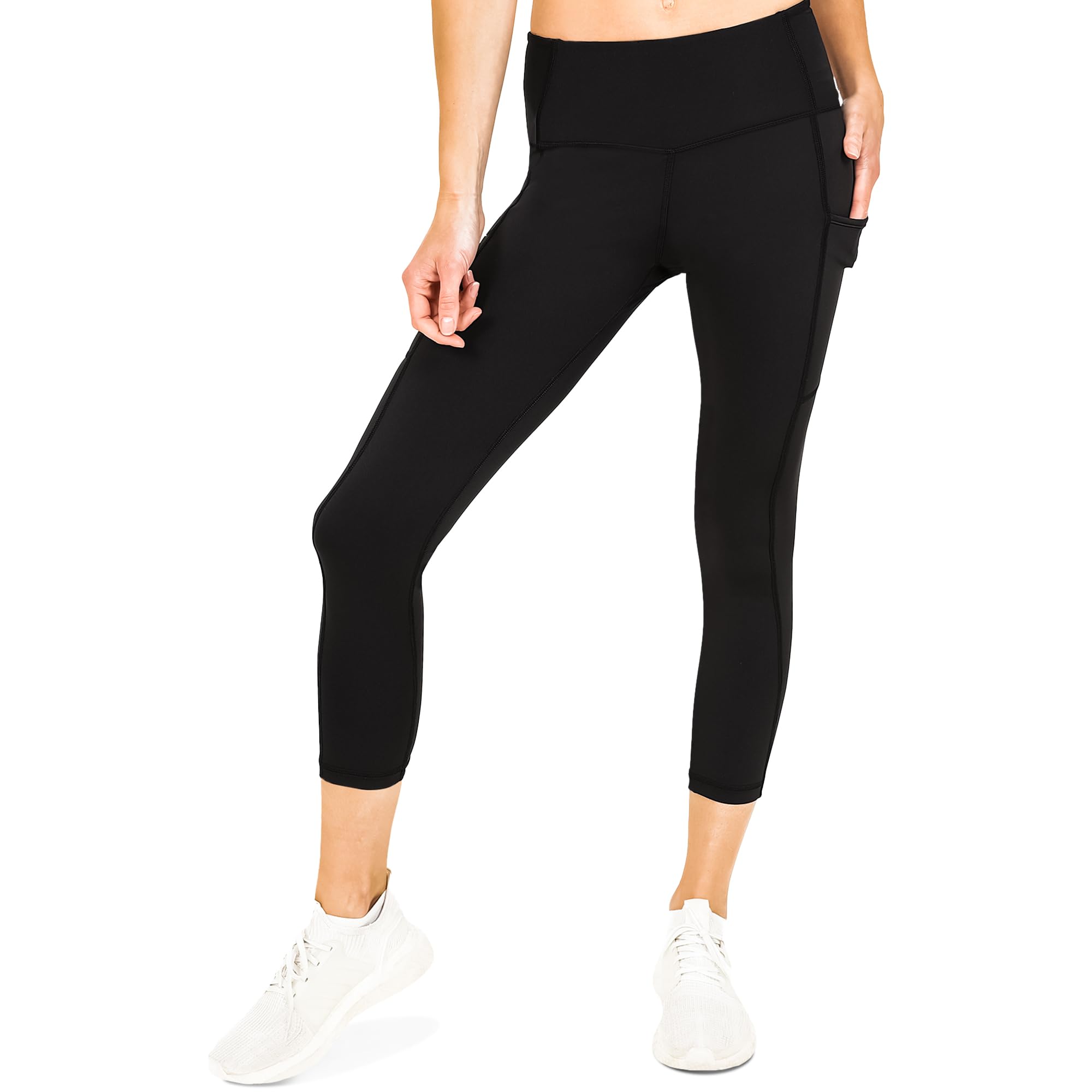 Workout Petite Running Tights SHAZBROWomen's High Waisted Black