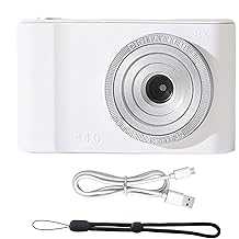 Digital Camera for Beginners, Neulogging Camera, Digital 4K Car Car without Memory Card 4400W x Digital Zoom with Anti-Shake Compact Camera for Adults and Kids