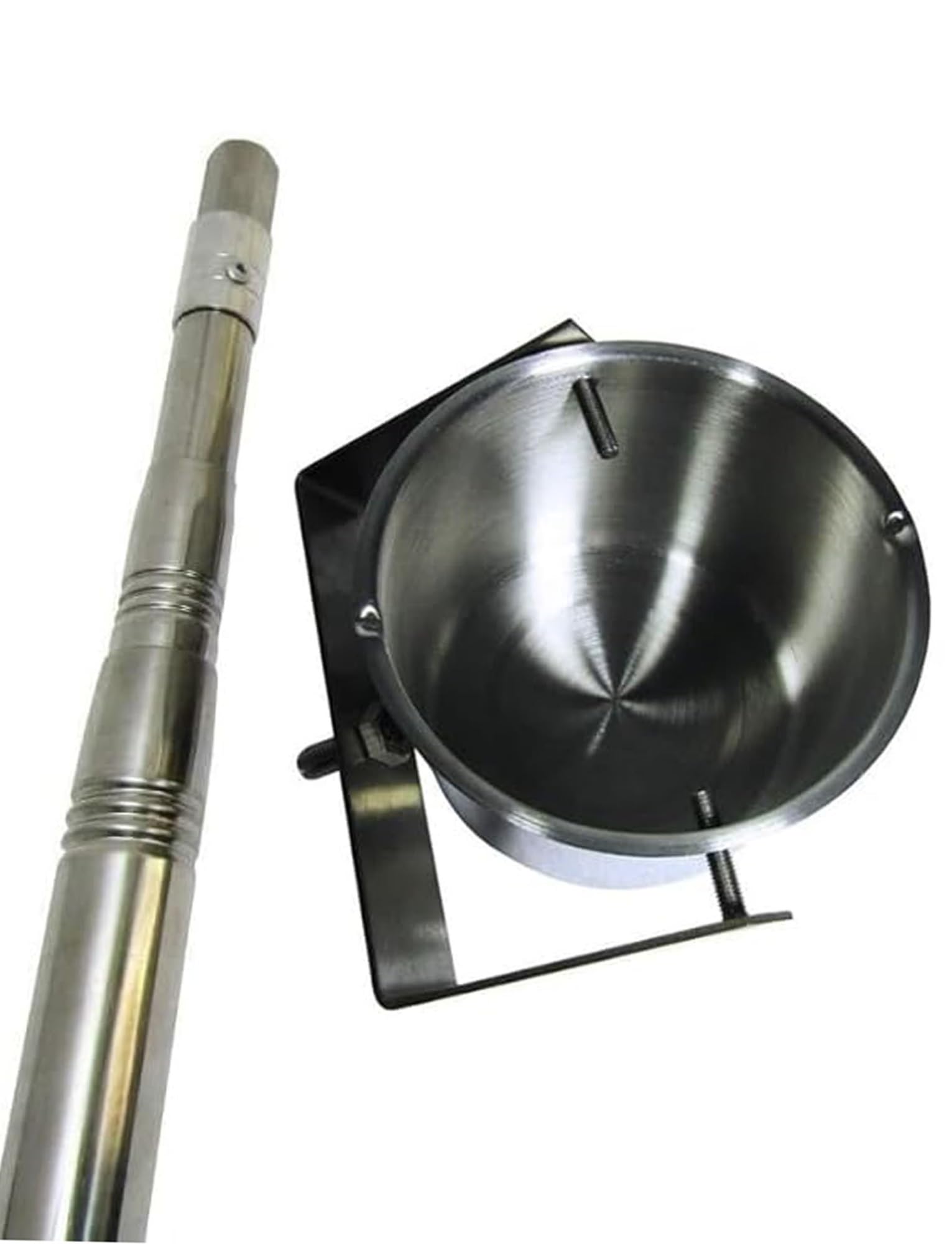 Campionatore d'acqua for piscina, mestolo portatile for liquidi con asta estensibile for laboratorio/fabbrica/test, kit set campionatore d'acqua(123-500cm)