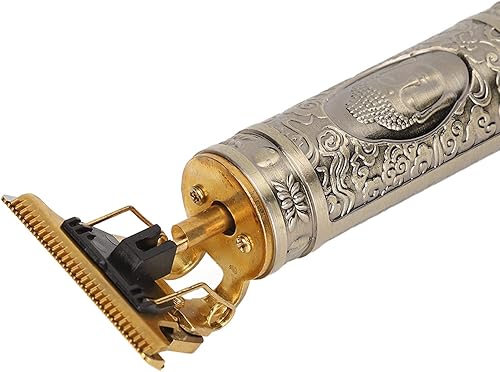 Miniatura 5 de Ymiko Cortadora de pelo, cortadora de pelo eléctrica, recargable, eléctrica, cómoda, duradera, 600 mAh, para salón