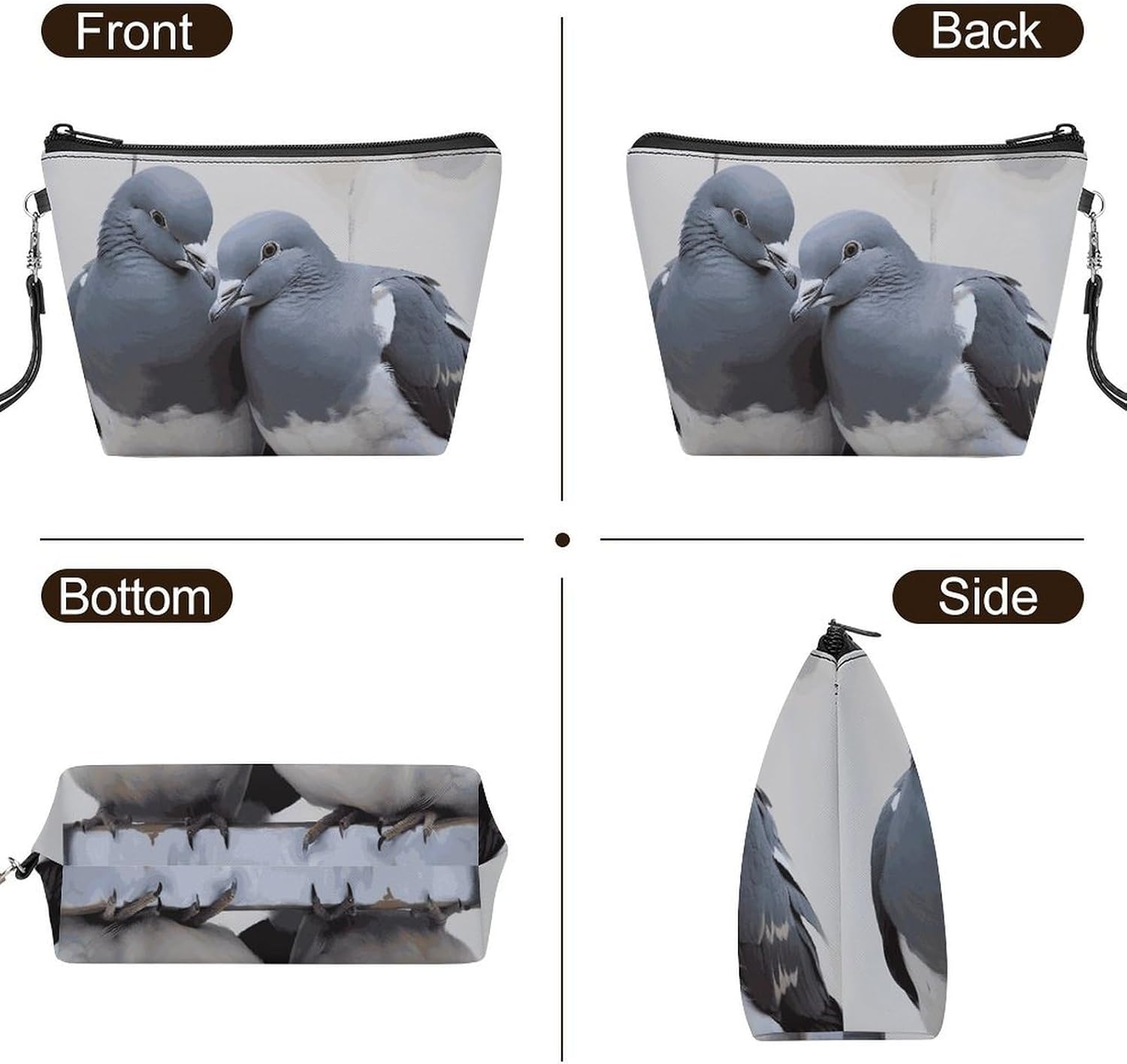 Handheld Makeup Bag, Multifunctional Storage Travel Toiletry Bag image 3