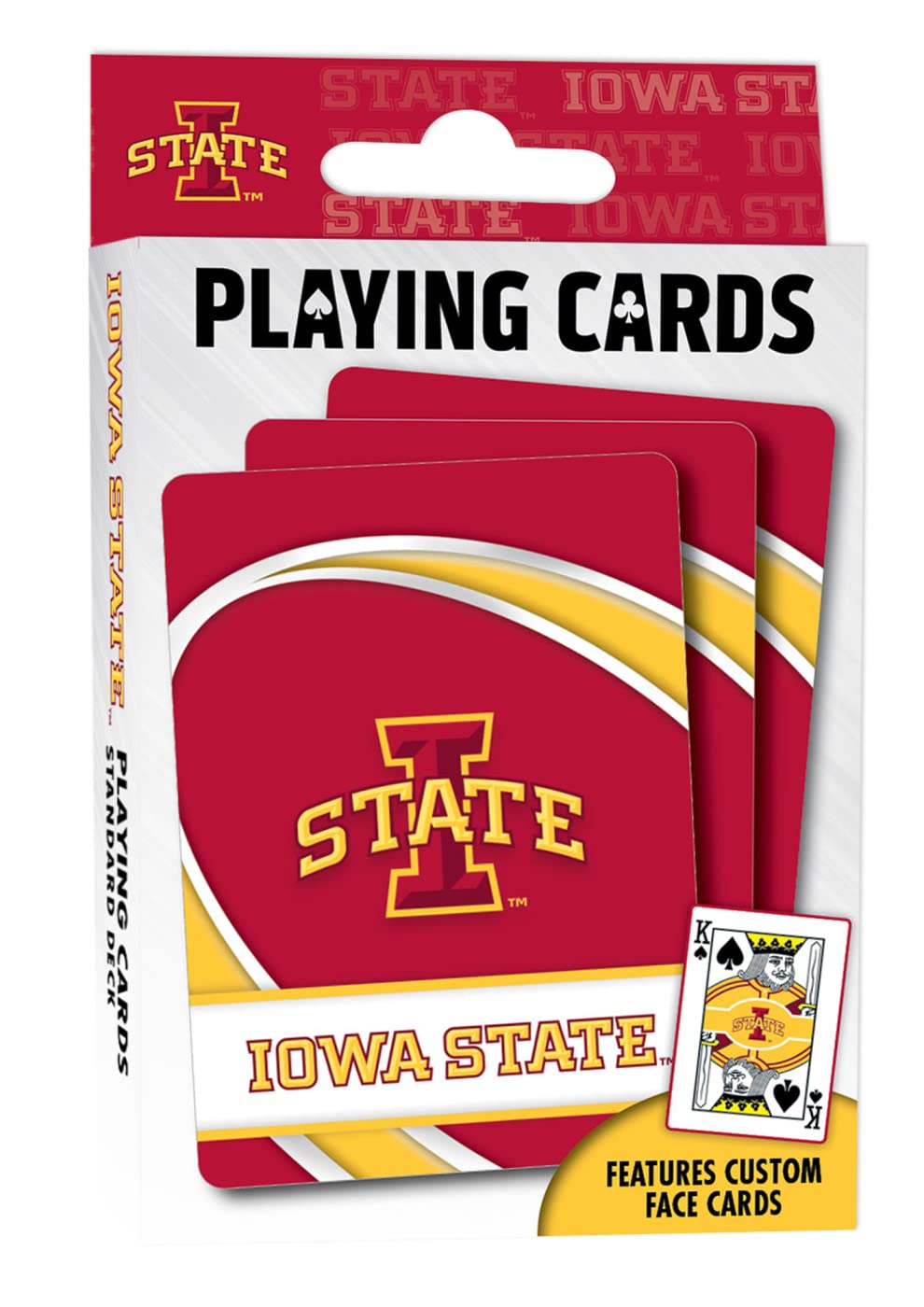 MasterPieces Family Games - NCAA Iowa State Cyclones Playing Cards - Officially Licensed Playing Card Deck for Adults, Kids, and Family