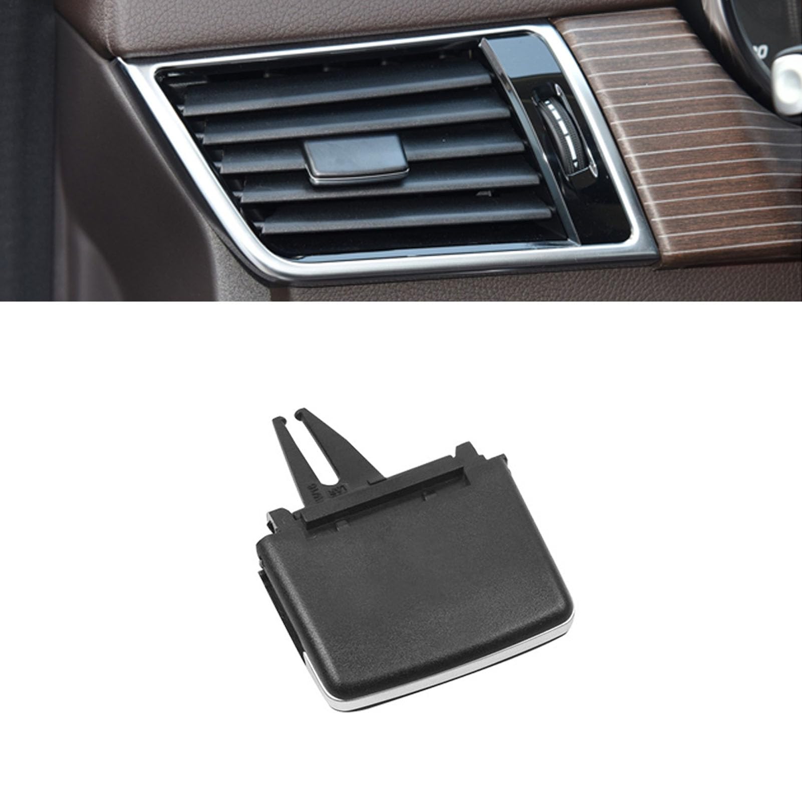 TTCR-II Front AC Vent Outlet Tab for Mercedes Benz, 1 PC Front Left/Right Air Grille Clip for Mercedes Benz W166 ML Class 2012-2015 GLE Class 2016-2019 X166 GL Class 2013-2016 GLS Class 2017-2019