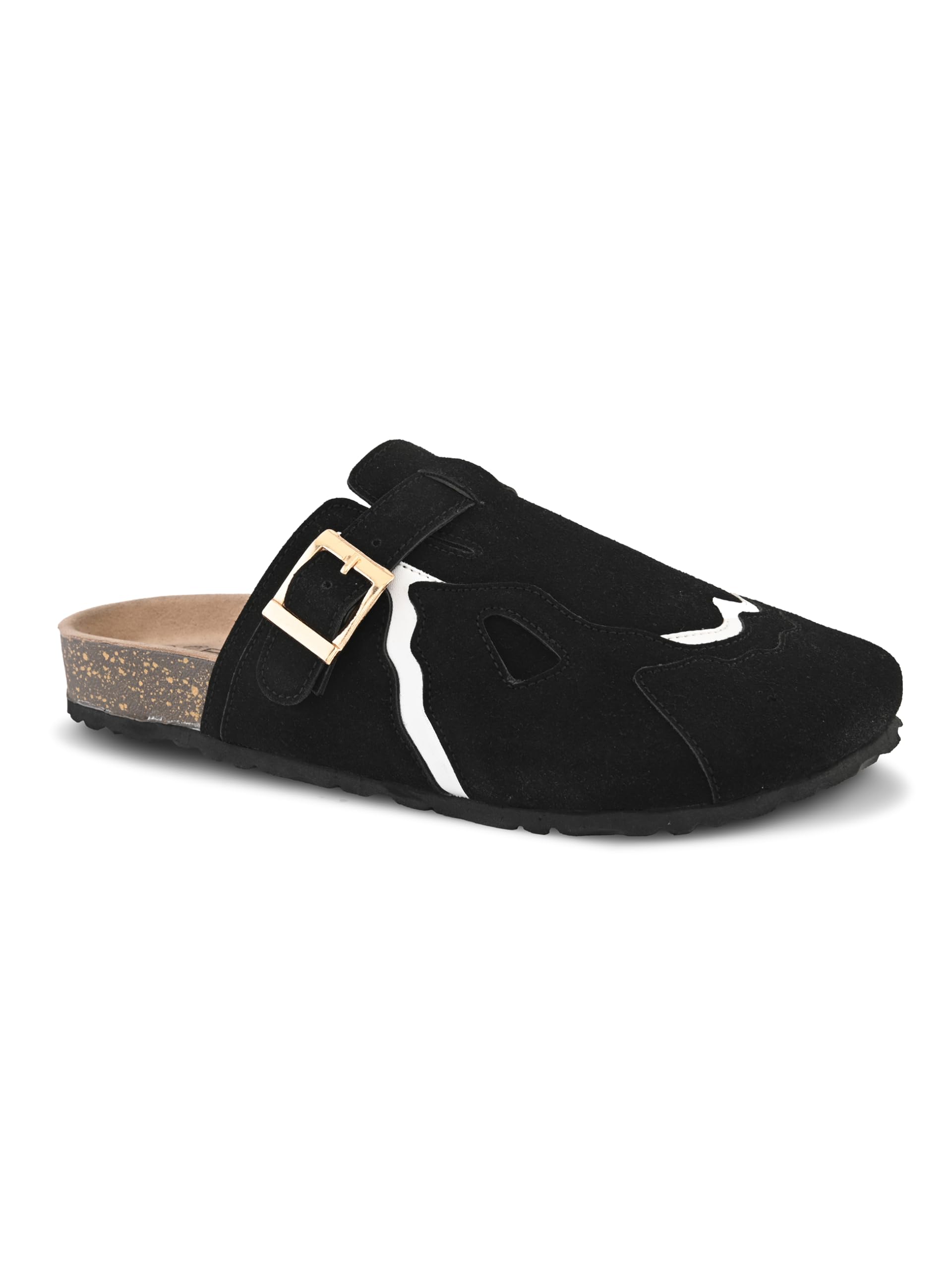 Men’s Cork Footbed Clogs with Adjustable Buckle | Closed-Toe Comfort Sandals | Slip-On Casual Wear-image-21