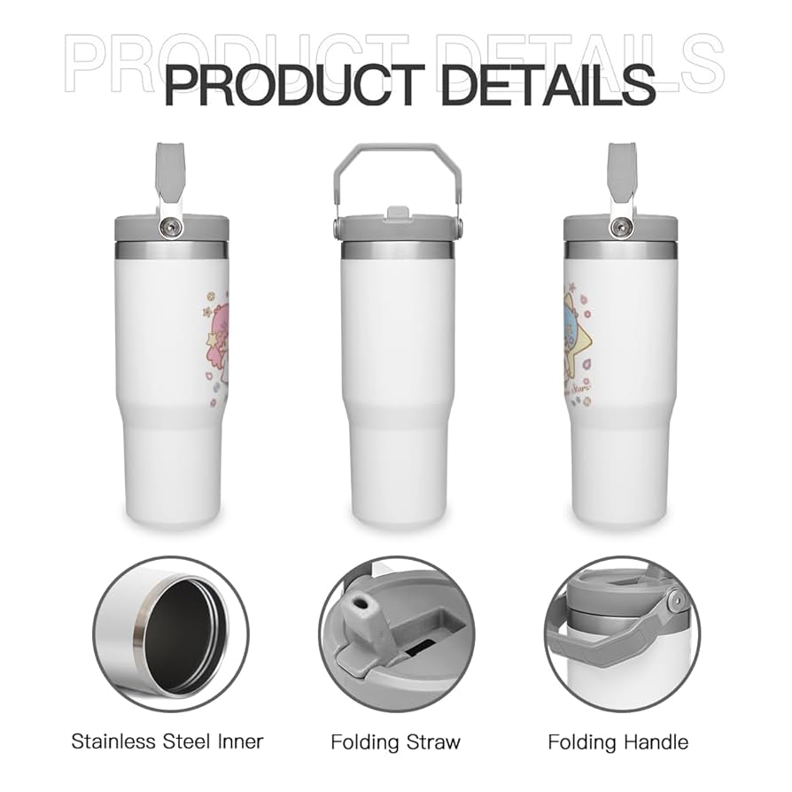 新品　水筒ステンレス マグボトル　ストロー キラキラ 水筒 大容量 保温保冷 Amazon｜キキララ 水筒 大容量 魔法瓶 ボトル 真空断熱 保冷保温