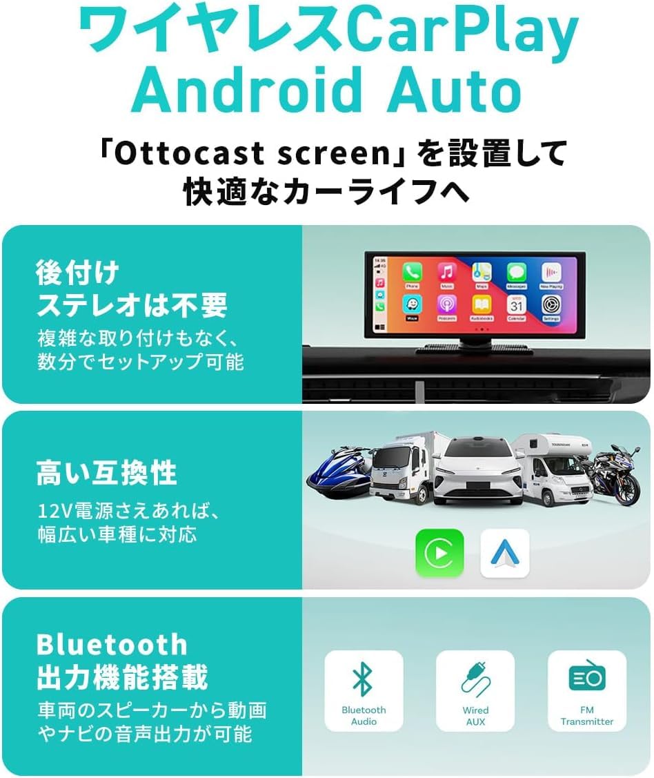 Amazon.co.jp: 【正規品】Ottocast ScreenFlow オットキャスト