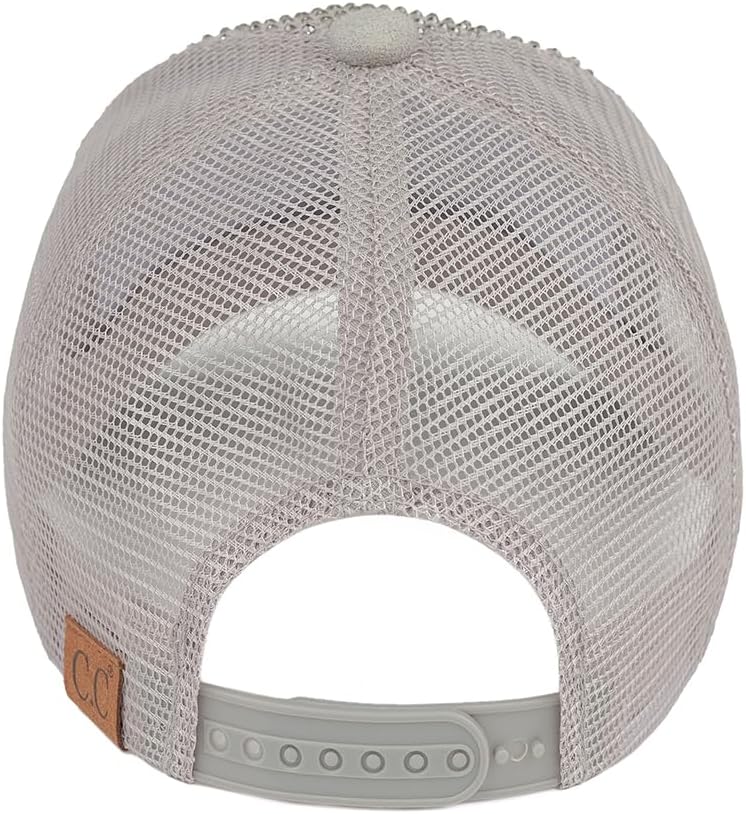 C.C Glitter Sequin Baseball Cap with Mesh