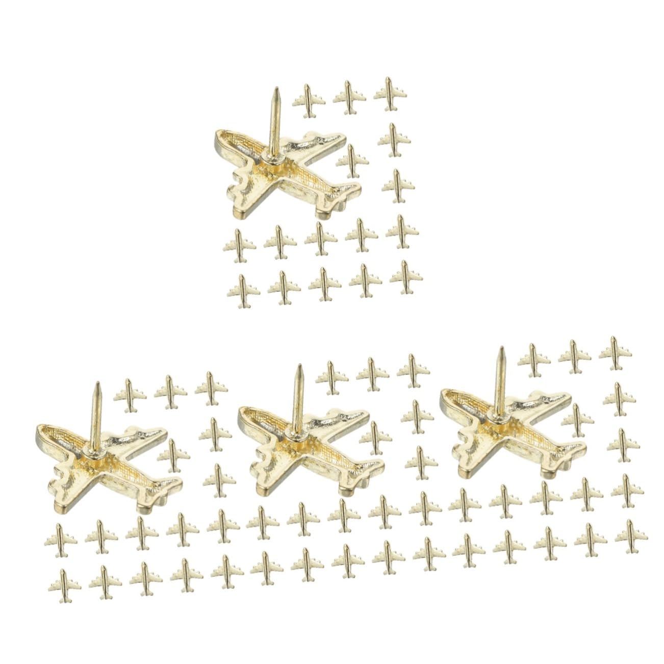 STOBOK 120stücke Flugzeug Pushpins Für Pinnwand Und Karten Dekorative Reißzwecken Für Korktafel Notizen Und Weltkarten Für Büro Und Klassenzimmer