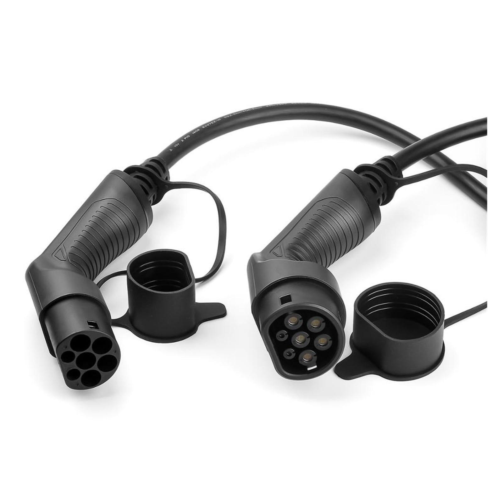 Kabel Ładowarki EV 16A 3-fazowy 11KW Przewód Pojazdu Elektrycznego Do Stacji Ładowania Samochodu EVSE Typ 2 Wtyk Żeński Na Męski 5M Naprawa Baterii