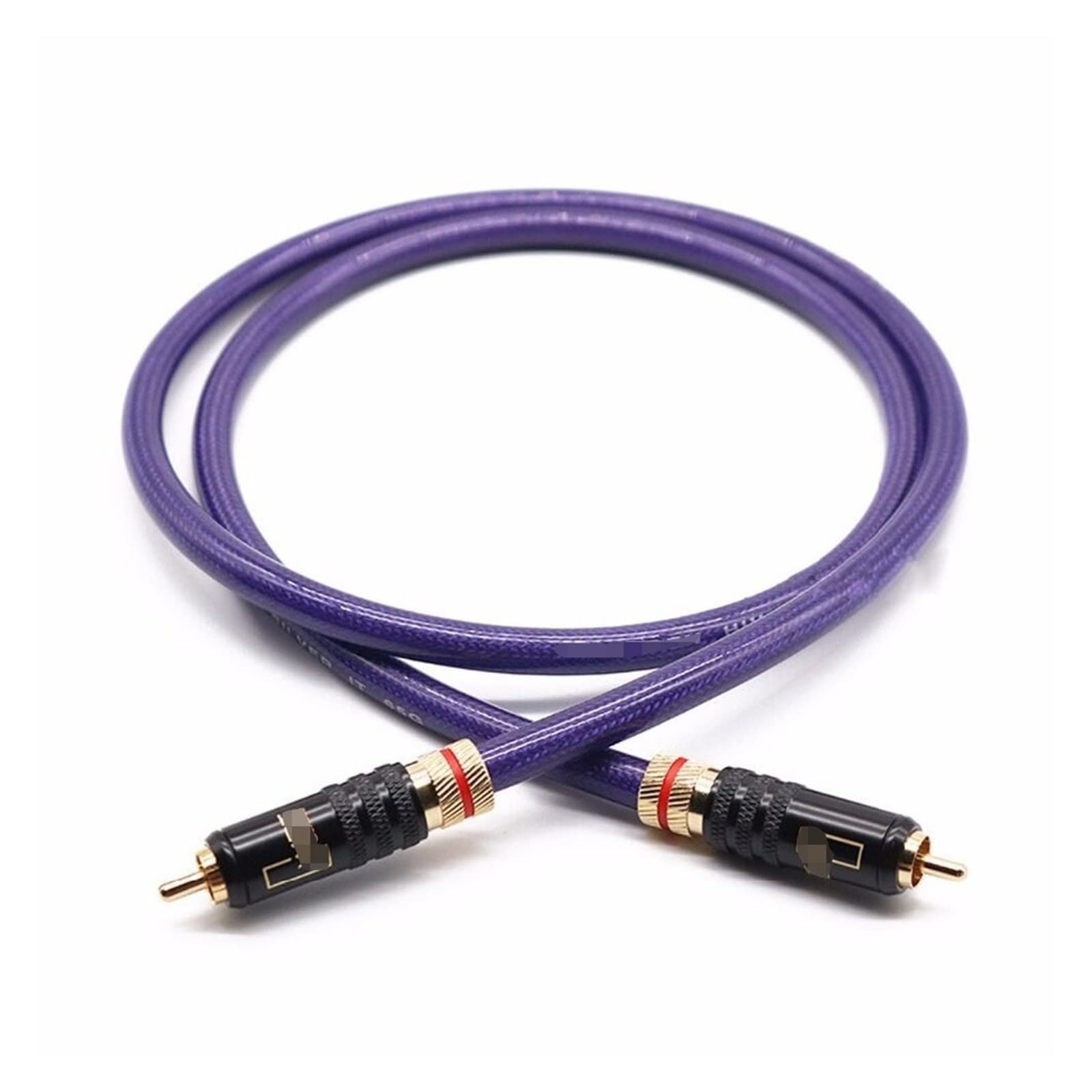 Cavo DAC coassiale digitale da 75 ohm Cavo amplificatore decoder autobloccante Cavo altoparlante audio TV stereo(1 Meters)