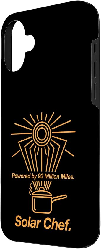 Solar Chef Powered By 93 Million Miles Cooking Case for iPhone 16 Plus