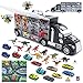 Dinosaurios Juguetes Camions Grandes de Juguete Transportador de Coches +12 Figuras de Dinosaurios+12 Coches + Tapete de Dinosaurios Juegos Educativos Regalos para Niños Niñas 3 4 5 6 Años