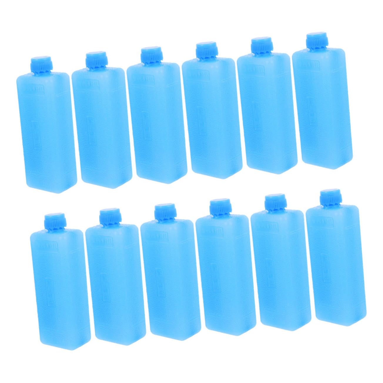 Mipcase 12Pcs Portable Freezer Blocks for Air Conditioner Fans Reusable Cooling Packs for Food Lunch Boxes for Camping Outdoor Activities