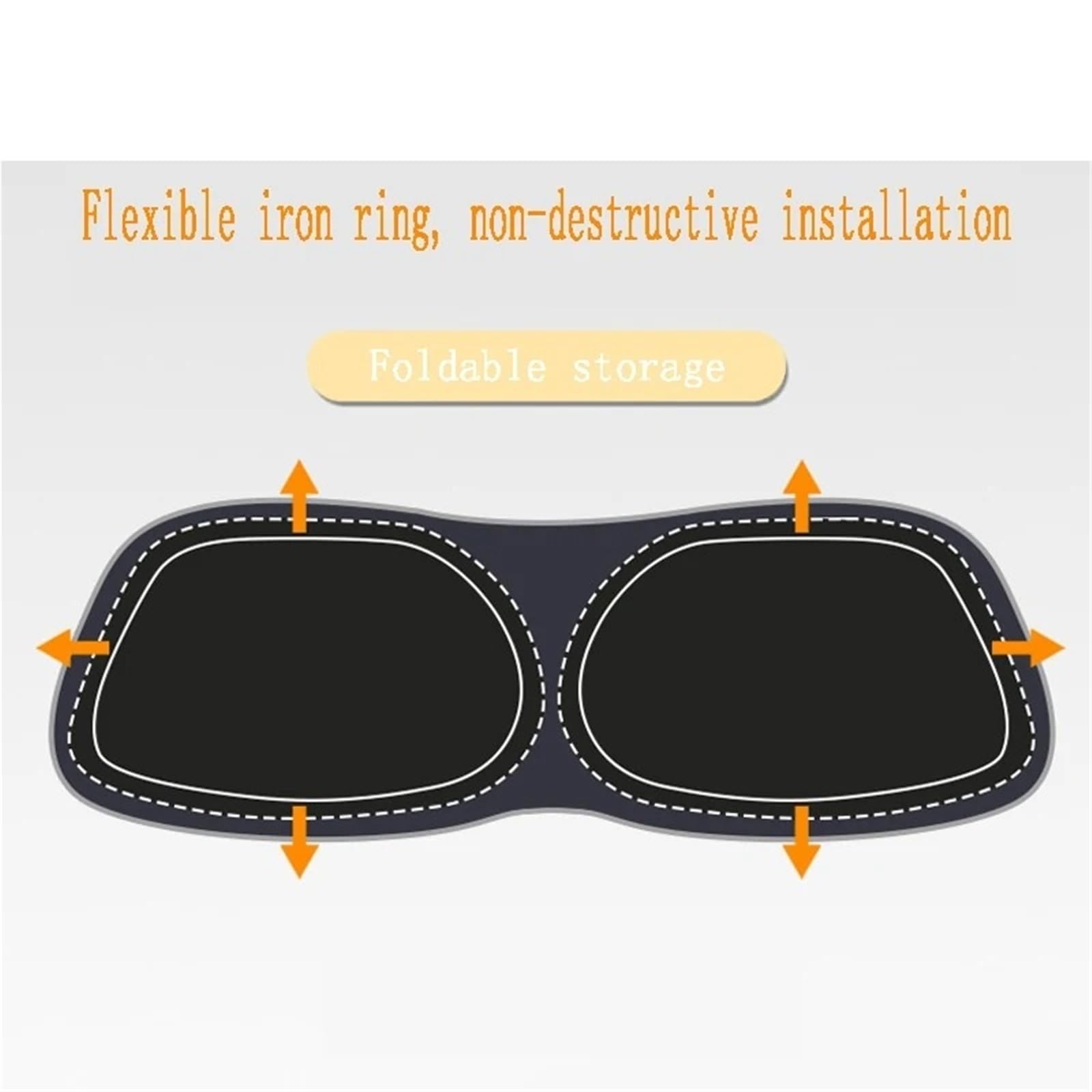 Parasoles Coche para Toyota para CHR 2016-2023, Parasol para Parabrisas Nano-Insulat, De Ventana Frontal, Visera, Accesorios Interiores Coche