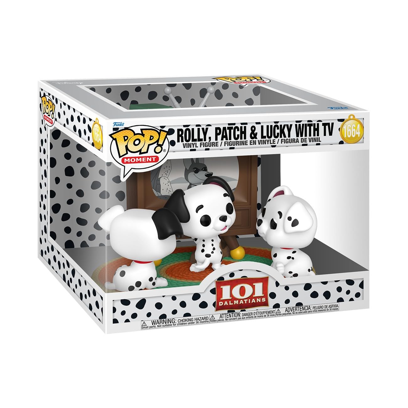 Amazon | Funko Pop!Moments:Disney - 101匹わんちゃん-Rolly、Patch
